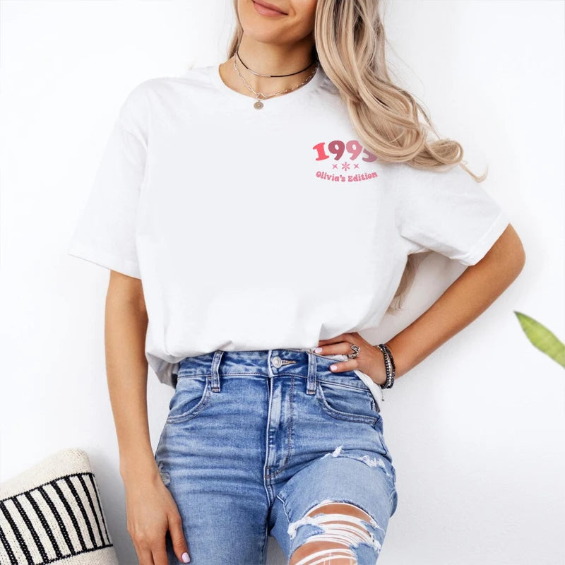 Personalized "In My Thirties Era" T-Shirt | 1995 Birthday Gift