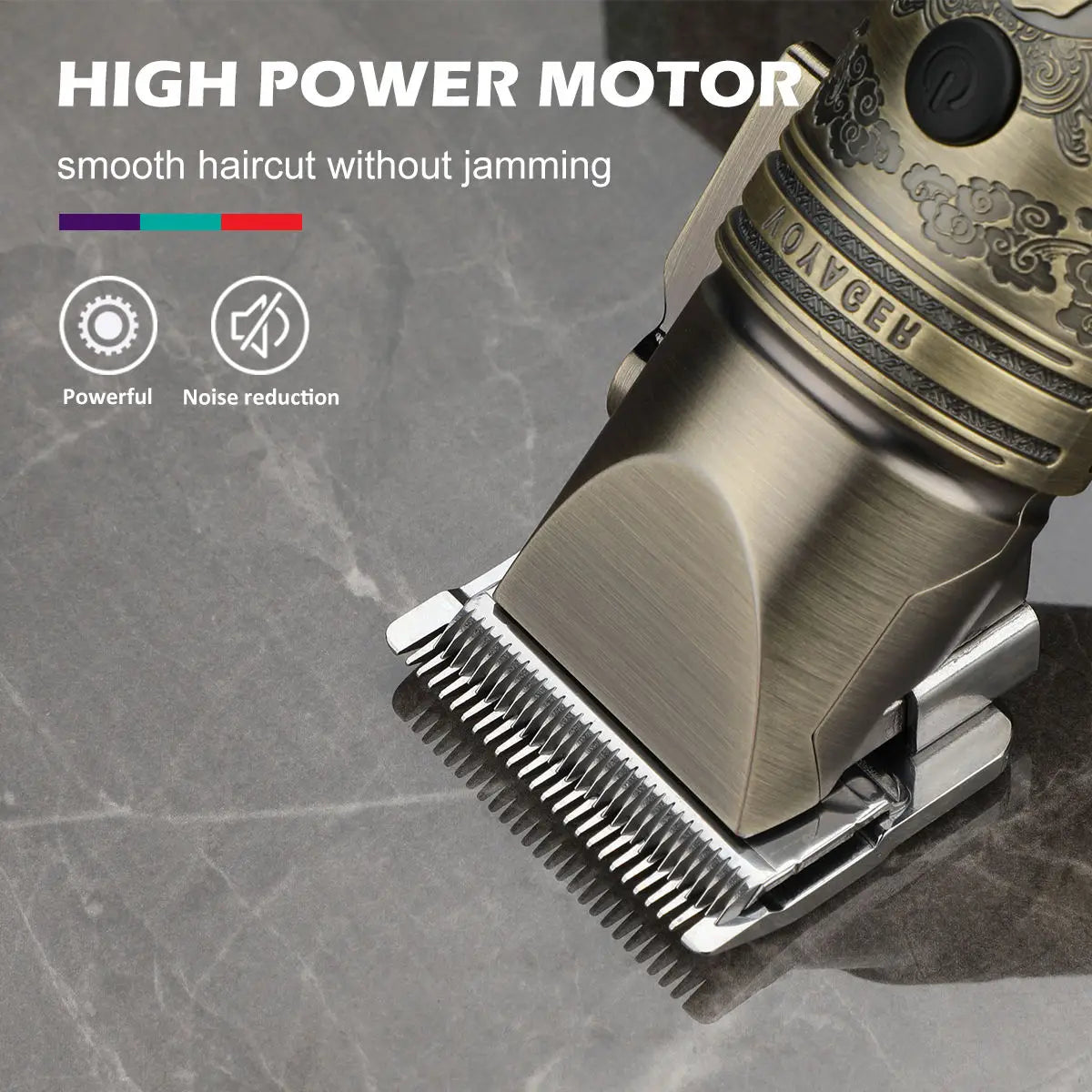 VGR 697 Metal Retro Hair Clipper Deep Cleaning Hair Trimmer Multi functional Men's Shaving Set Hair Salon Carving Electric Pushe Peaceful Pleasures Health and Wellness