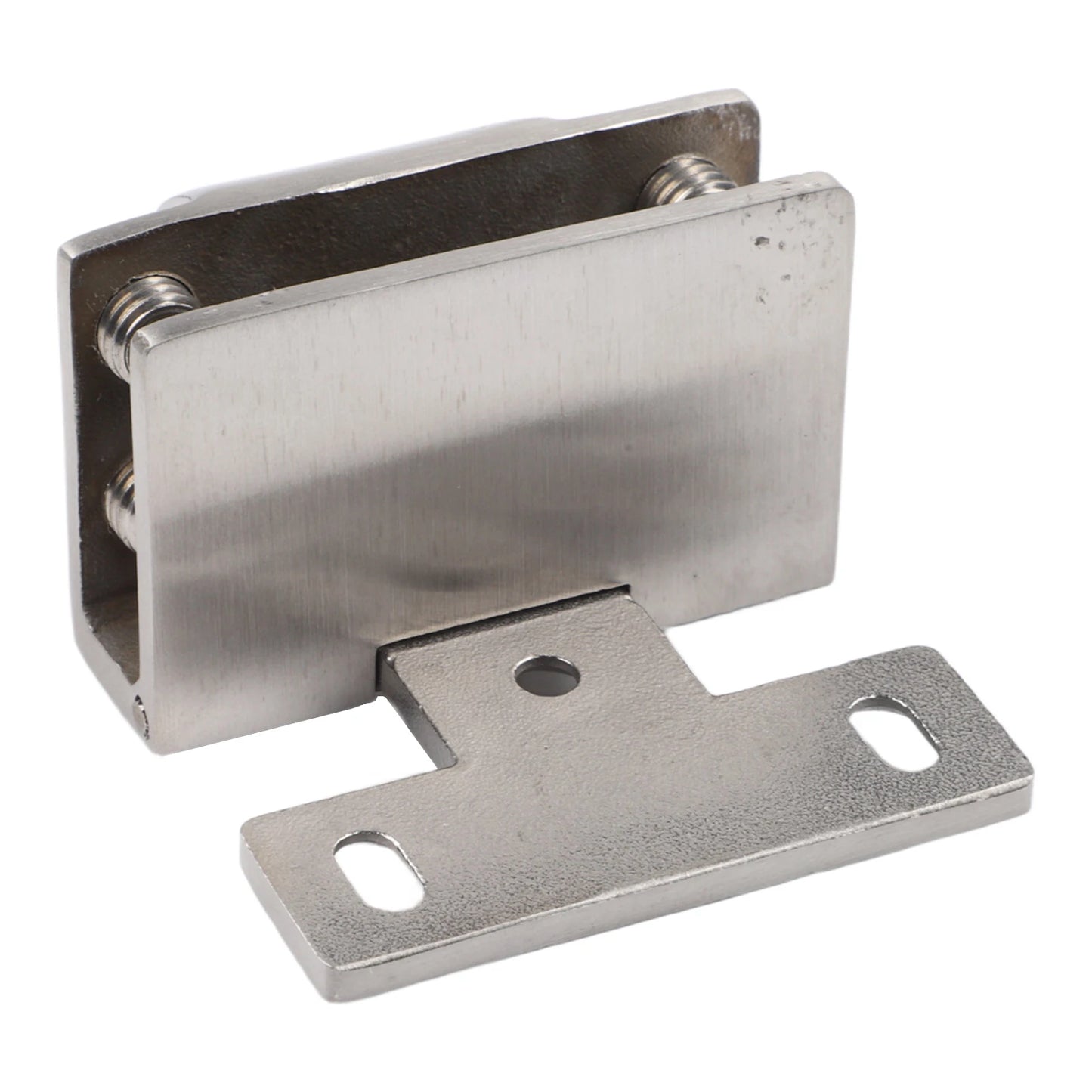 U-shaped Clip Glass Door Hinge Hydraulic Buffer Action Stainless