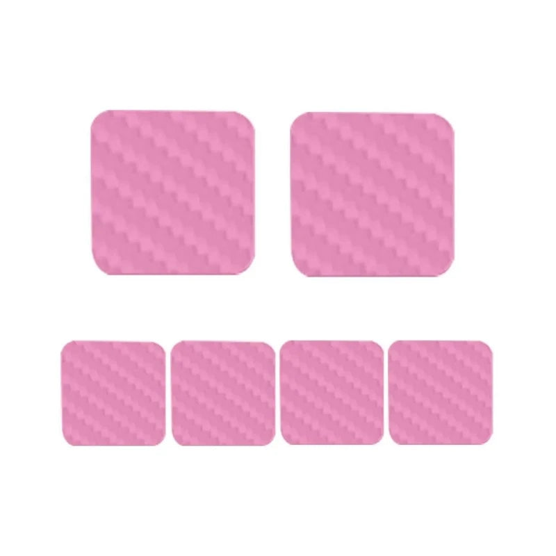 1 Set For Steam Deck Host Button Touchpad Stickers Red Blue Pink Black White Gold Wear-resistant Anti-scratch Protection Sticker Peaceful Pleasures Health and Wellness Pink