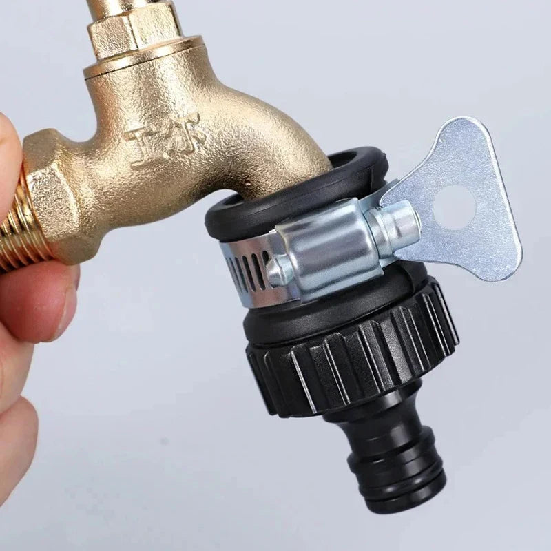 New Durable Universal Water Faucet Adapter Plastic Hose Fitting Quick Connect Fitting Tap For Car Washing Garden Irrigation Peaceful Pleasures Health and Wellness