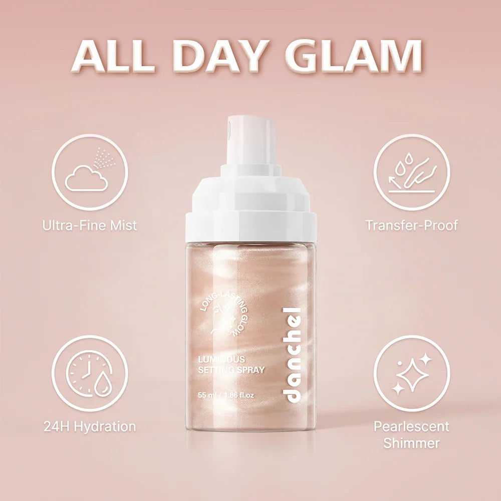 Luminous Setting Spray – Dewy Glow & Lasting Hydration