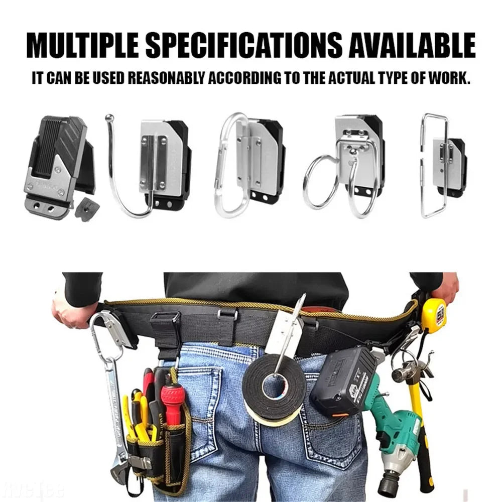 Belt Tool Hanger Holder for Drill, Hammer & Tape Measure