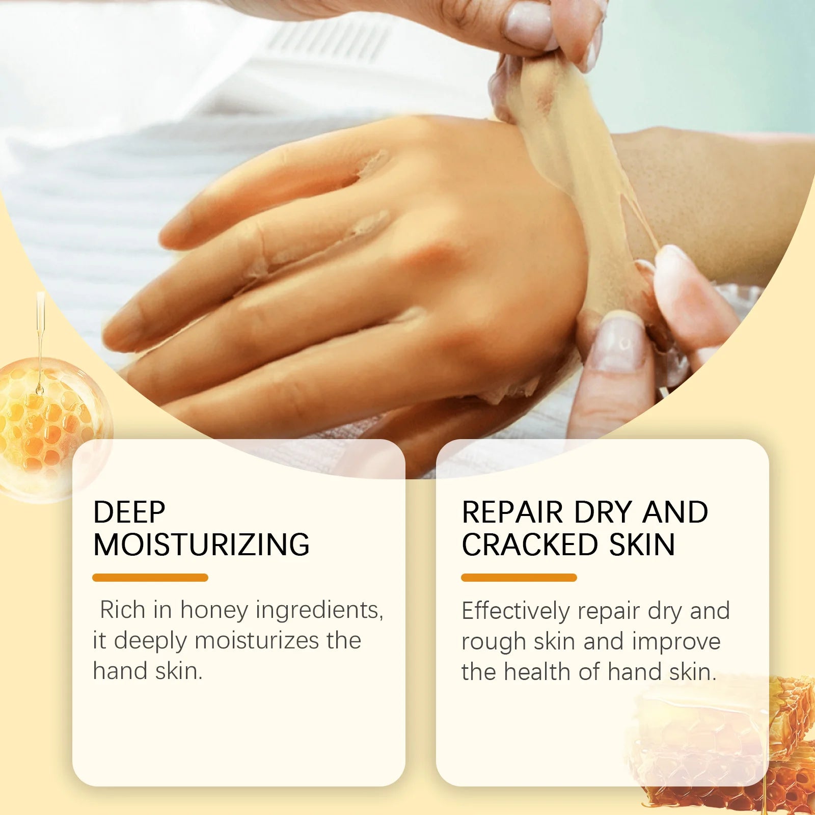 Vitamin C Turmeric Peel Off Hand Mask Moisturizing Nourishing Smoothing Skin Hydrating Improve Roughness Hand Skin Care Peaceful Pleasures Health and Wellness