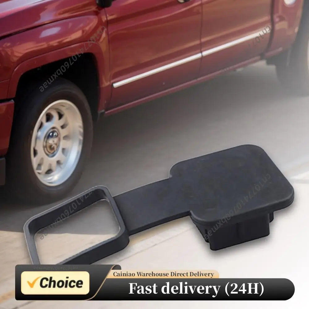 Trailer Hitch Receiver Cover Plug Waterproof Tube Cap Protector Trailer Hitch Cover 2 Inch Receiver Auto Square Plug Peaceful Pleasures Health and Wellness