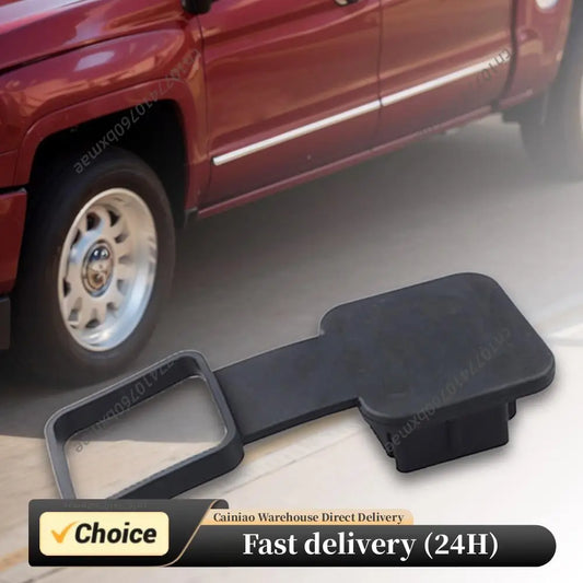 Trailer Hitch Receiver Cover Plug Waterproof Tube Cap Protector Trailer Hitch Cover 2 Inch Receiver Auto Square Plug Peaceful Pleasures Health and Wellness