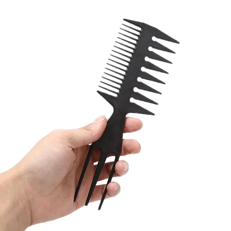 Double-Sided Big Teeth Hair Comb | Fish Bone Barber Tool