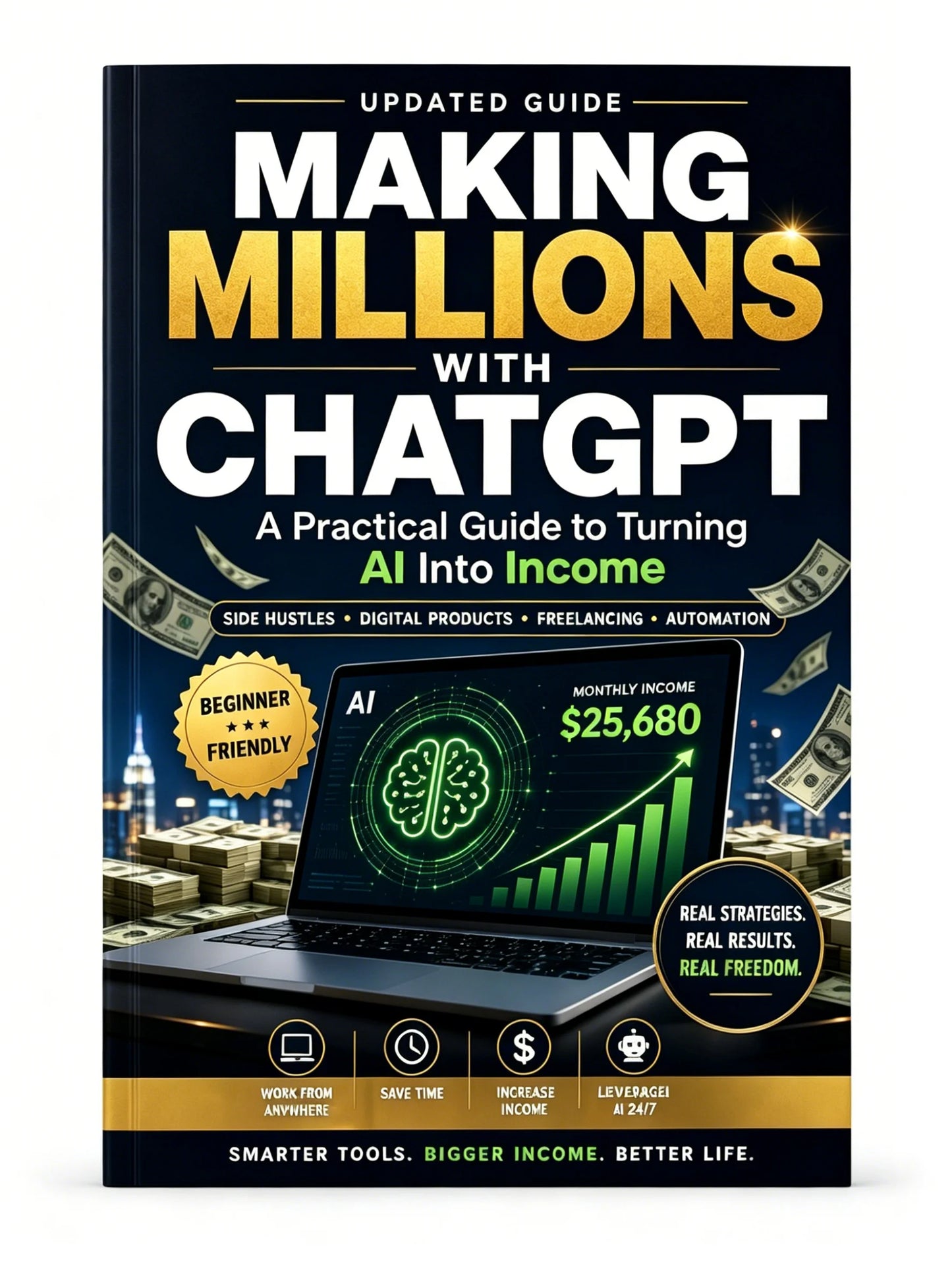 ChatGPT Income Guide Book Learn How Monetize AI Tools Work Home