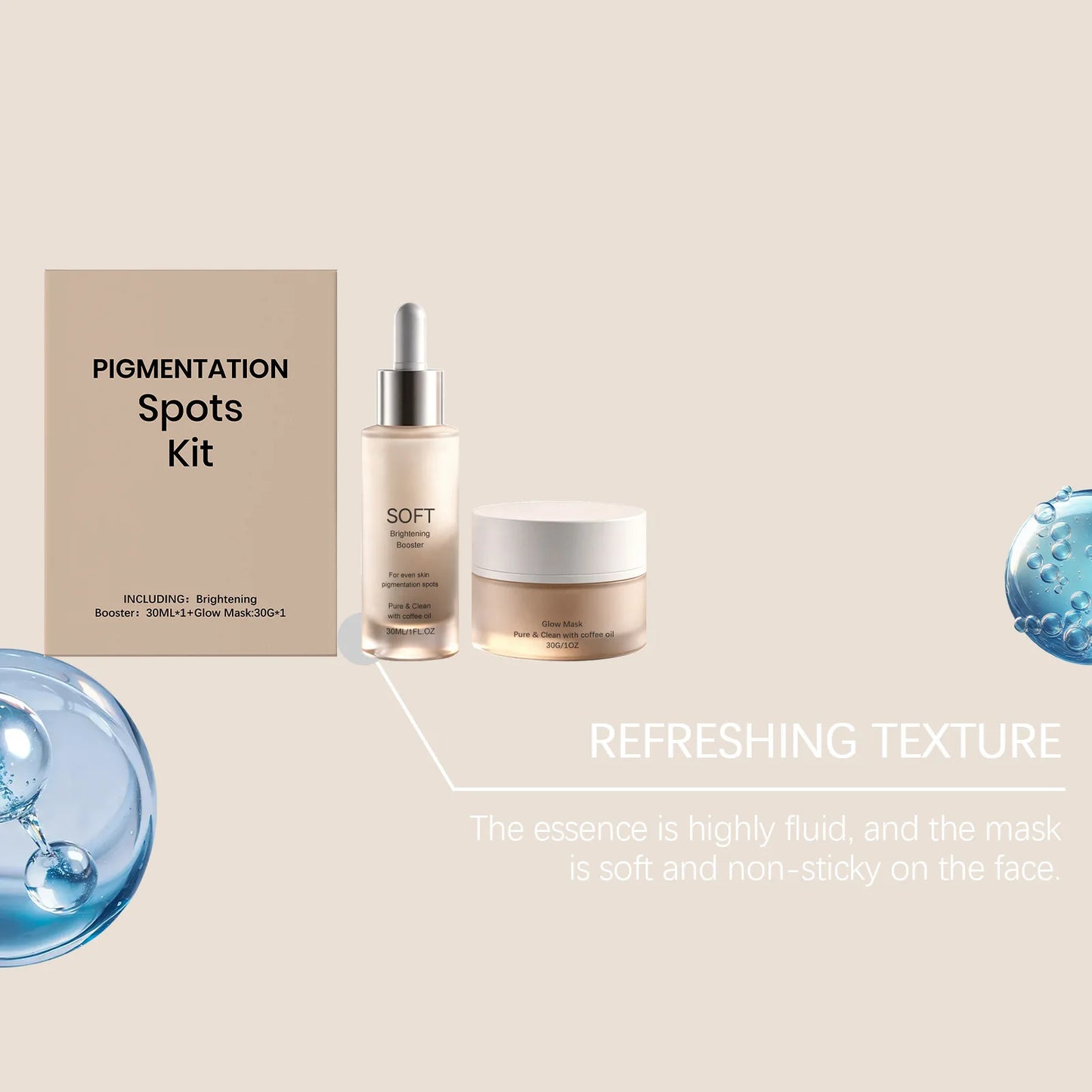 Brightening Essence Mask Set for Glowing Skin Care Peaceful Pleasures Health and Wellness
