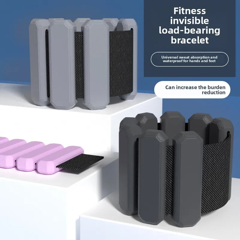 A Pair 2lb Wearable Bracelet Weight Silicone Waterproof Bracelet Ankle Weight for Wrist Strength Training Wristband Equipment Peaceful Pleasures Health and Wellness