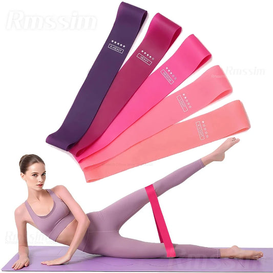 Different Resistance Bands Yoga Band Fitness Exercise Training Hip Tension Band Leg Squat Dance Elastic Loop Stretch Band Peaceful Pleasures Health and Wellness