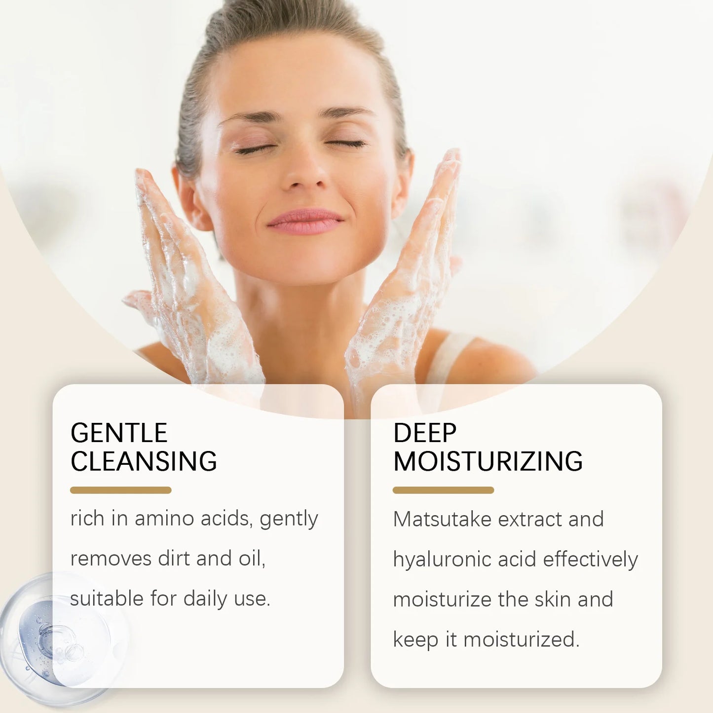Amino Acid Facial Cleanser – Pore Purifying & Oil Control 100g