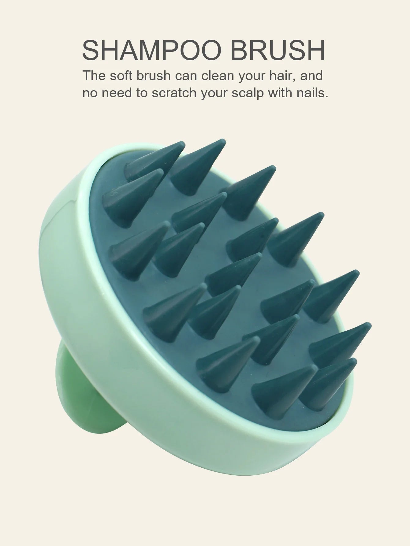 Silicone Scalp Massager Shampoo Brush – Spa Hair & Body
