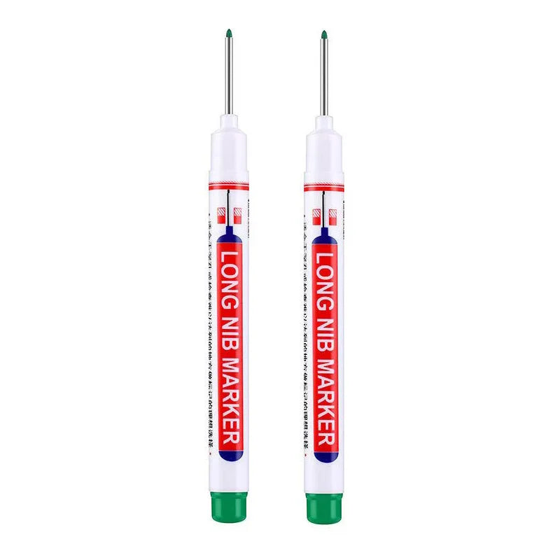 Deep Hole Long Nib Head Markers Metal Perforating Pen Waterproof