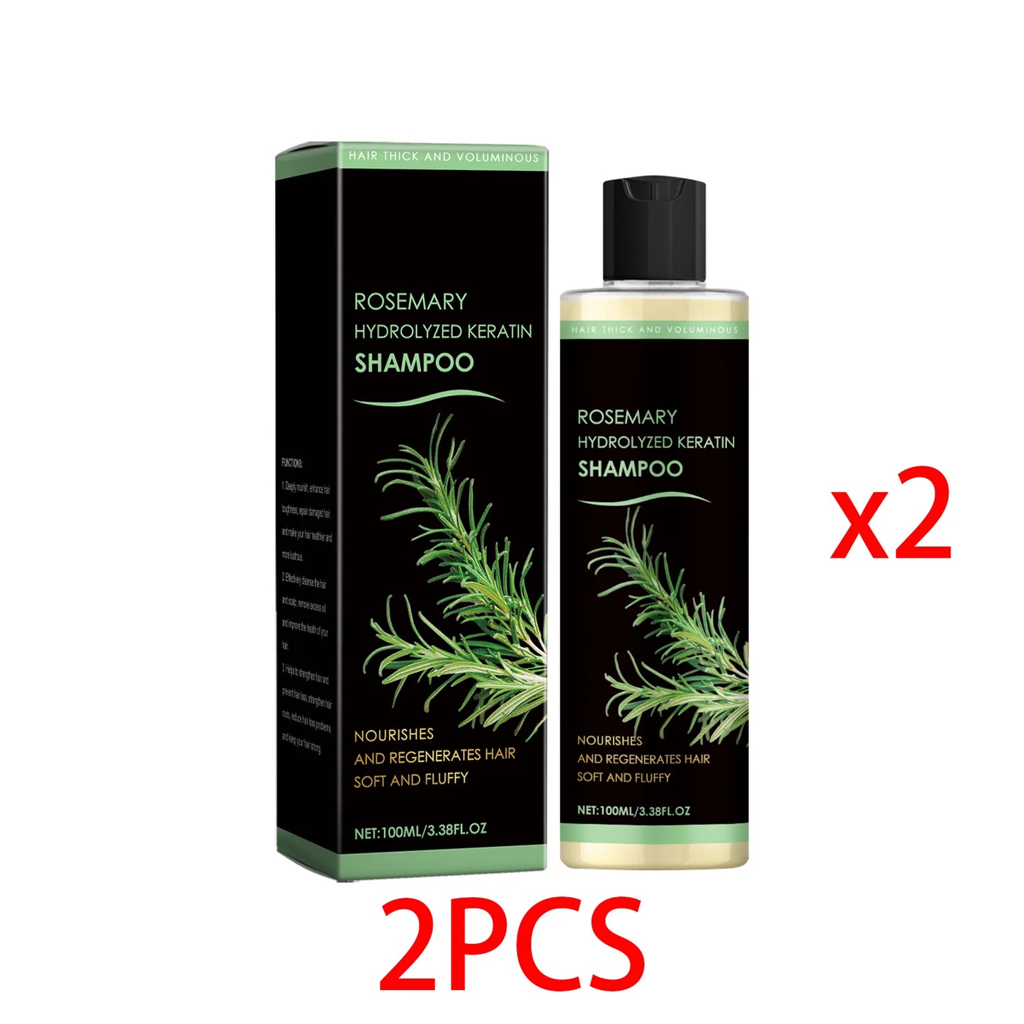 Rosemary Volumizing Shampoo – Strengthening & Scalp Care