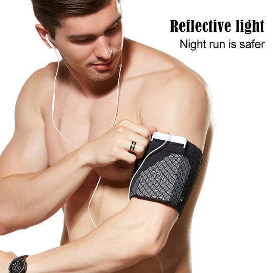 For Sports Bag For Phone Armbands mp3/mp4 Bags Sleeve Bags For Jogging Reflective Wrist Bag Running Accessories Iphone 15 Case Peaceful Pleasures Health and Wellness
