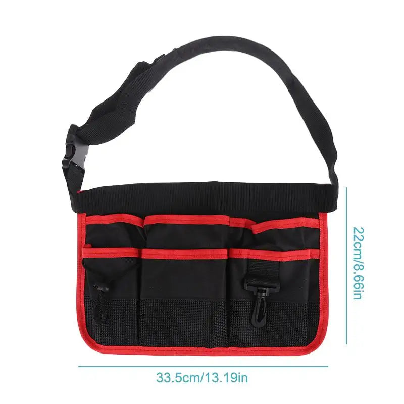 Oxford Tool Waist Bag – Multi-Pocket Belt Pouch for Work