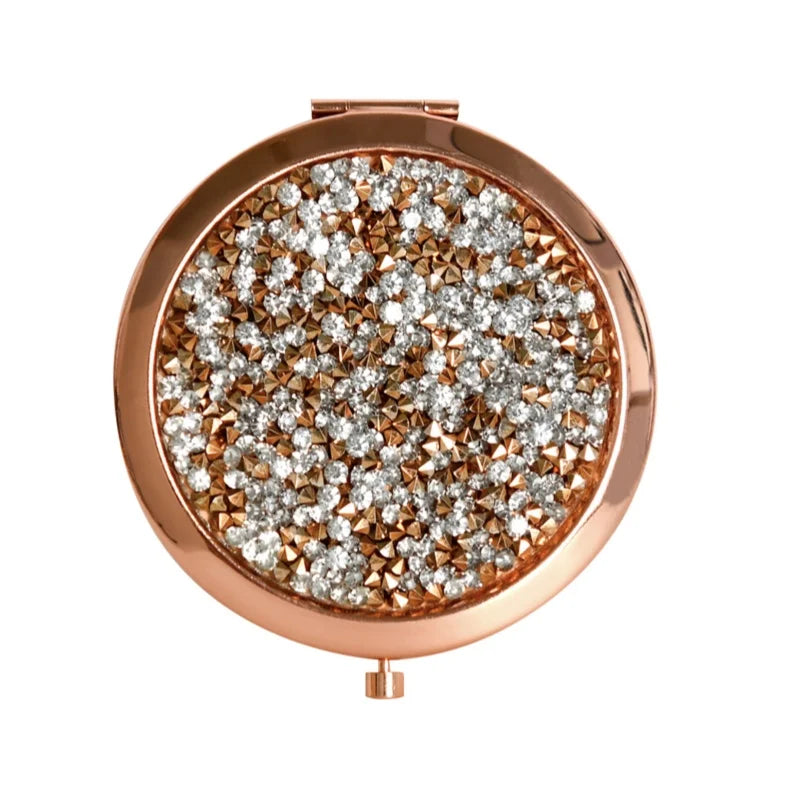 Mini Shiny Makeup Mirror Pocket Mirror Peaceful Pleasures Health and Wellness MULTI