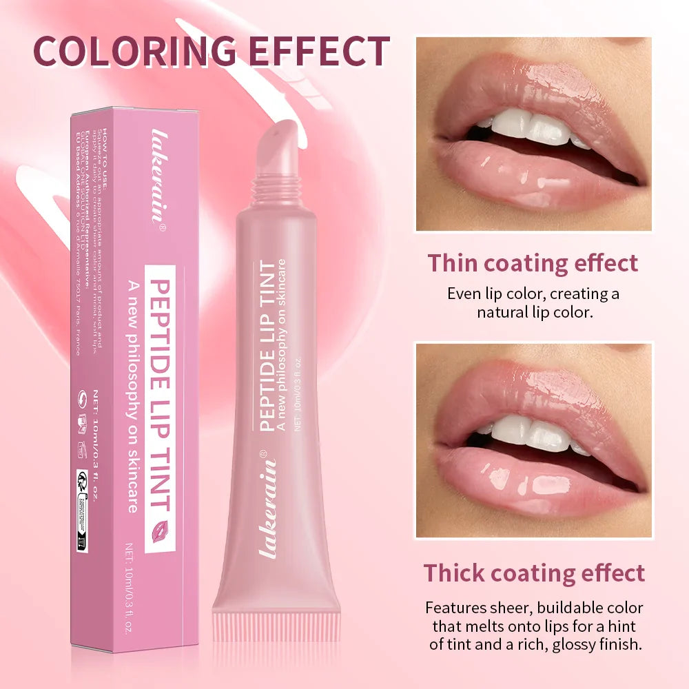 Peptide Lip Tint Gloss – Glitter, High Shine & Nude Shades