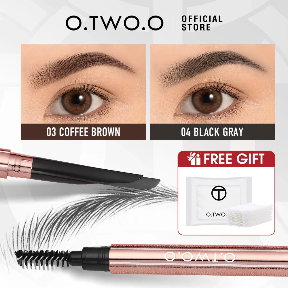 O.TWO.O Machete Eyebrow Pencil – Waterproof High Pigment