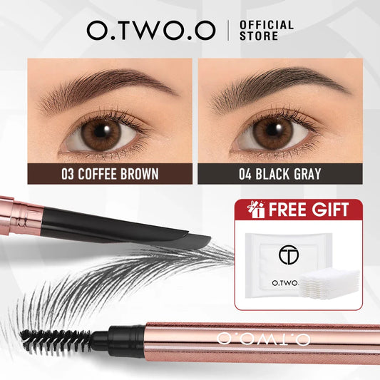 O.TWO.O Machete Eyebrow Pencil – Waterproof High Pigment Eyebrow Pencil Oasis Select