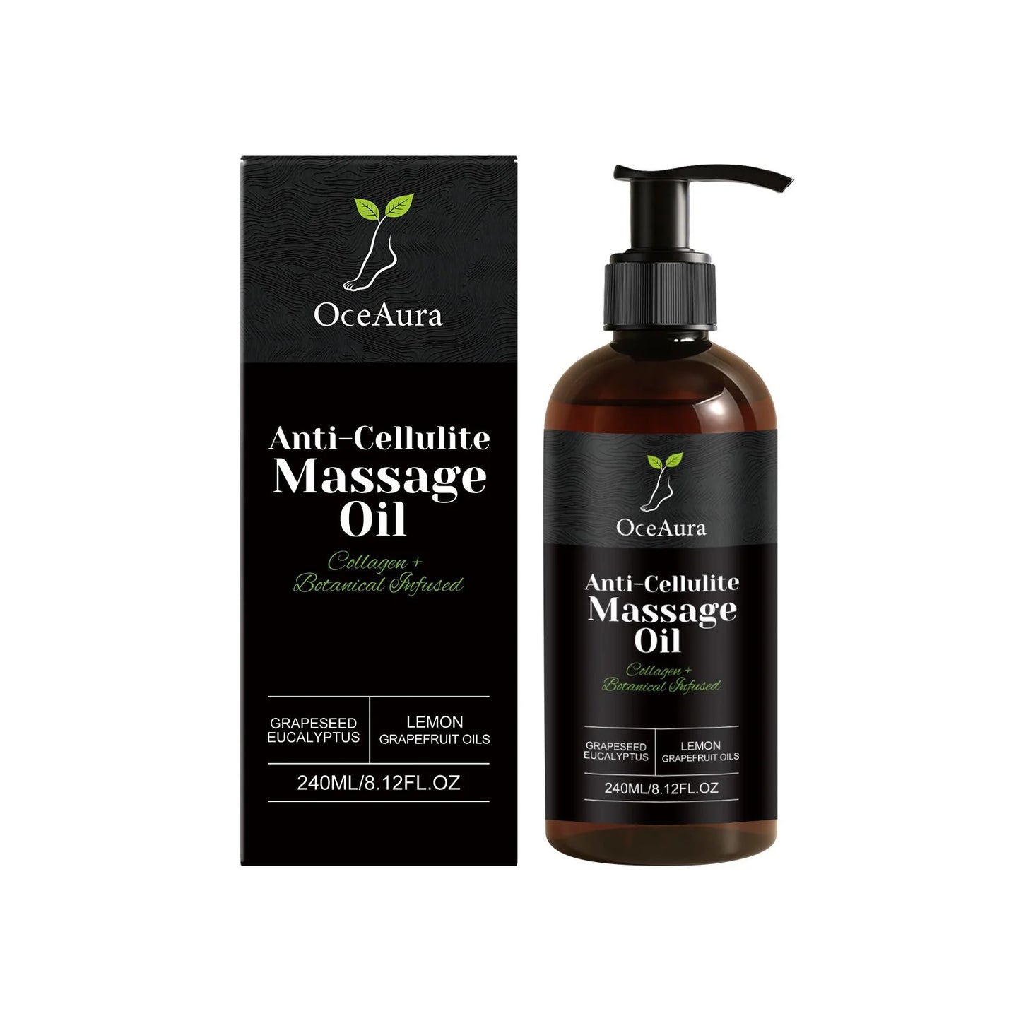 OceAura Collagen Anti-Cellulite Body Oil – Firming & Nourishing