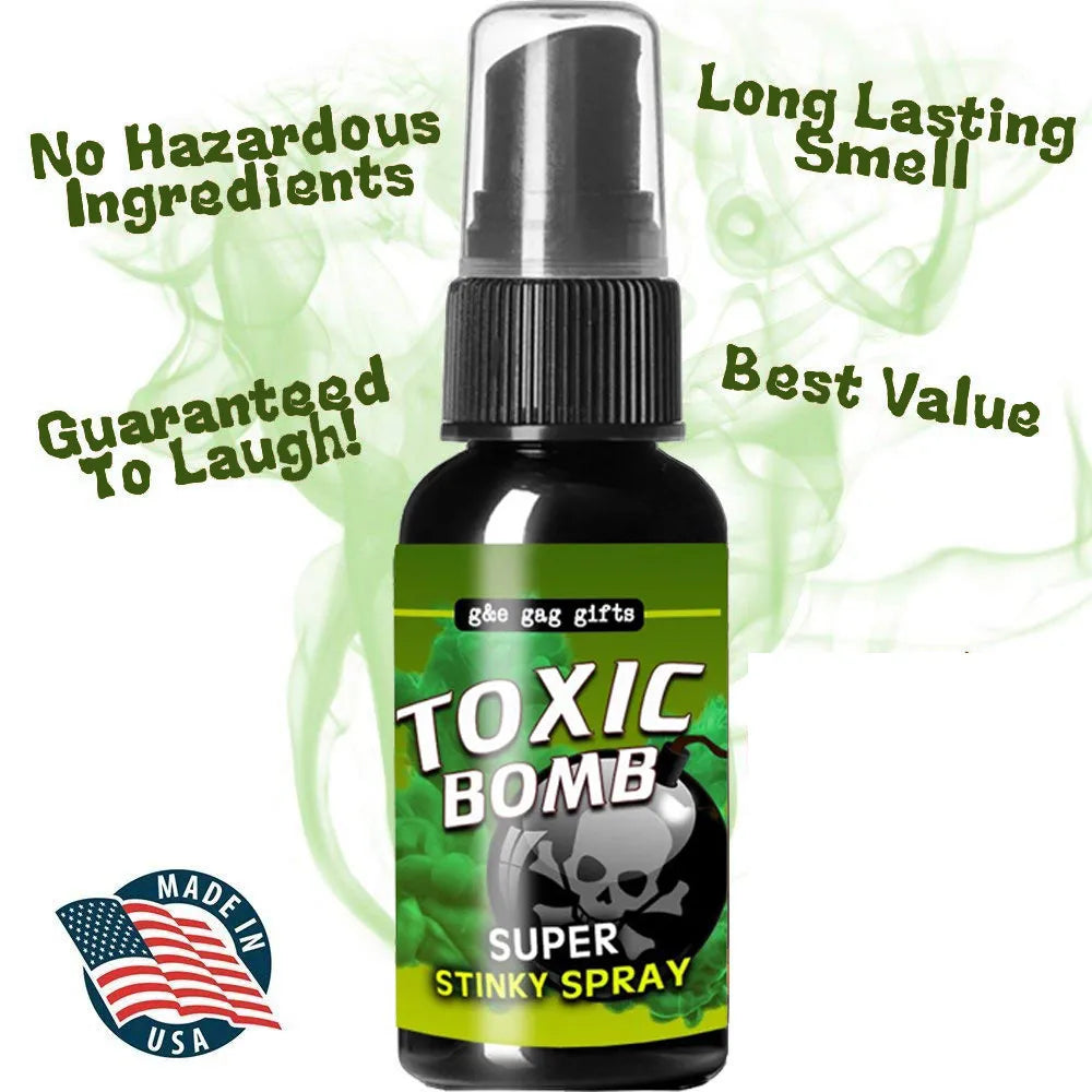 30ml Poop Spray Creative Liquid Fart Gag Prank Joke Spray Funny Toy Non-Toxic Stink Bombs Extra Strong Smelly Stinky Gas Spray Peaceful Pleasures Health and Wellness