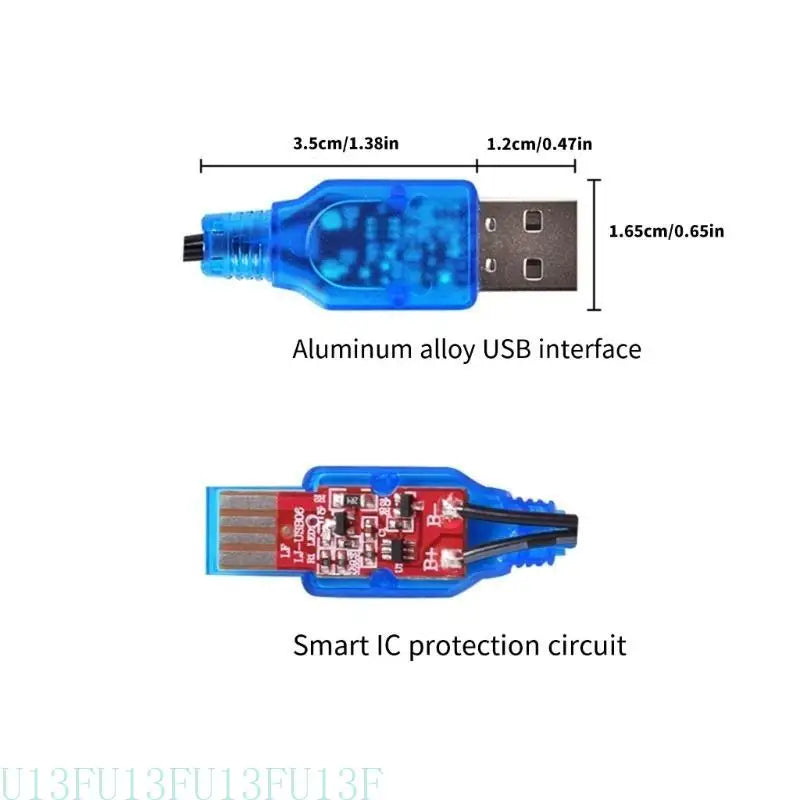 U13F 3.7V LiPo USB Charger for RC Cars & Hobby Models
