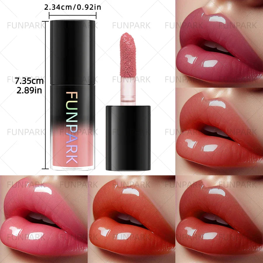FUNPARK Moisturizing Lip Gloss – 15 Colors, High Pigment Lip Oil
