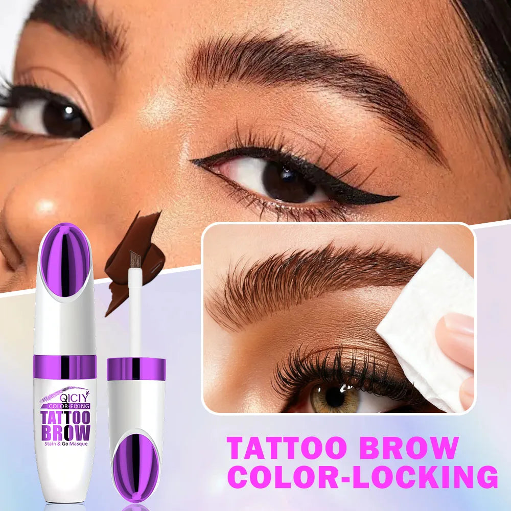 Waterproof Tear-Off Eyebrow Adhesive – Long-Lasting Color