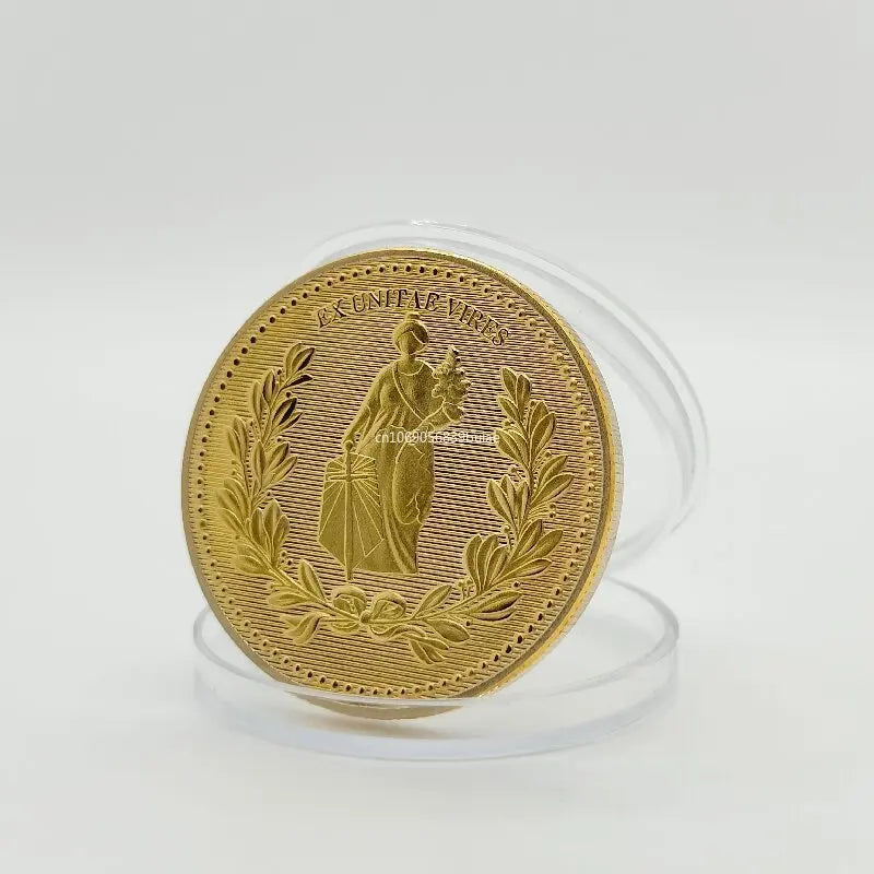 Movie Classical Retro John Wick Continental Hotel Gold Coin Collecting Coins Cosplay Props High Quality Accessories Collection Peaceful Pleasures Health and Wellness