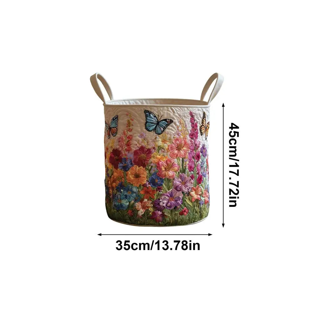 Large Foldable Fabric Storage Basket – Laundry & Toy Organizer