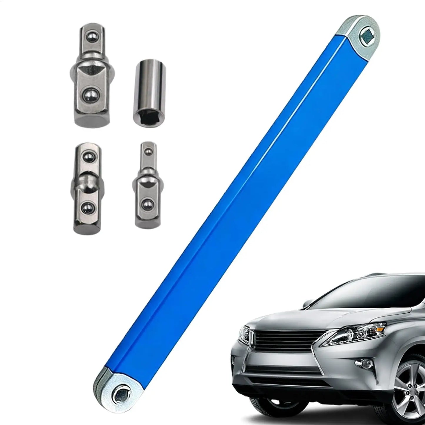 3/8" Adjustable Ratchet Extension Wrench – Heavy-Duty Tool