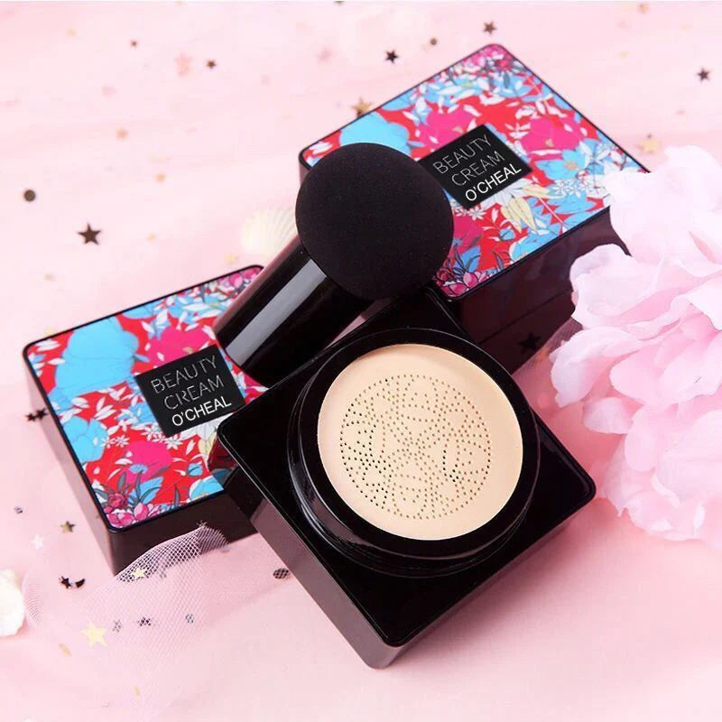 O'CHEAL Mushroom Head BB Cream Cushion – SPF Foundation Compact