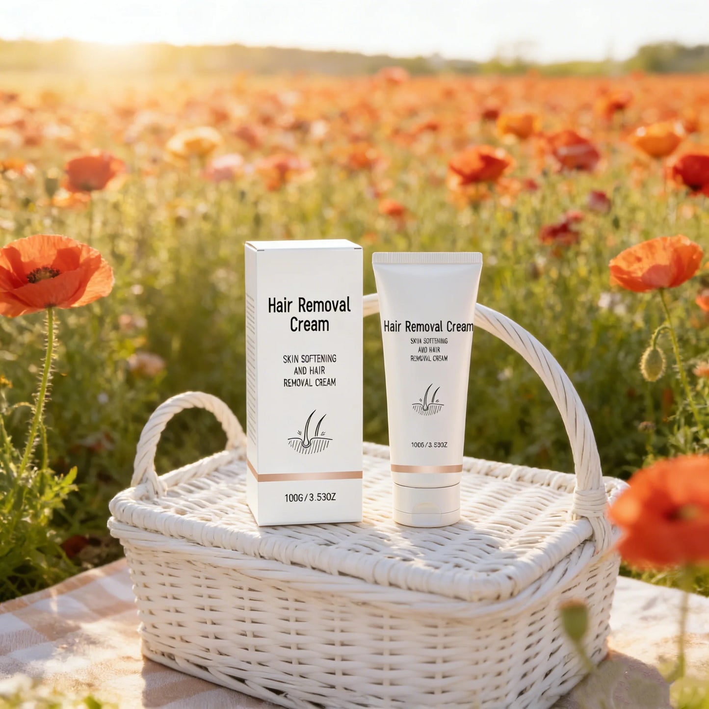 Painless Hair Removal Cream for Sensitive Skin | Body & Private Areas