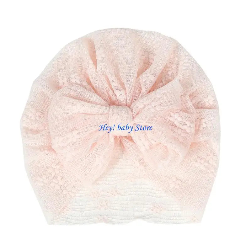 Newborn Baby Girl Turban Hat | Knit Beanie Headwrap Hospital Cap