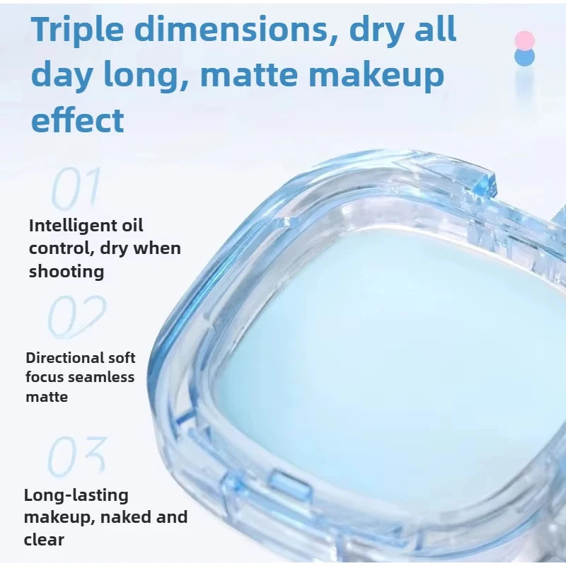 Brand Makeup Setting Powder Natural Powder-free Matte Oilcontrol Waterproof Longlasting Makeup Refreshing Nonsmear Facial Makeup Peaceful Pleasures Health and Wellness