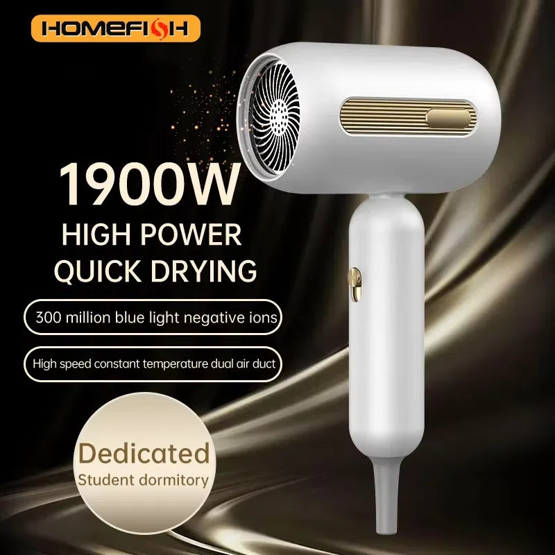 F41 Hair Dryer High-Speed Electric Turbine Airflow Low Noise Constant Temperature And Quick Drying Suitable For Home Salons Peaceful Pleasures Health and Wellness