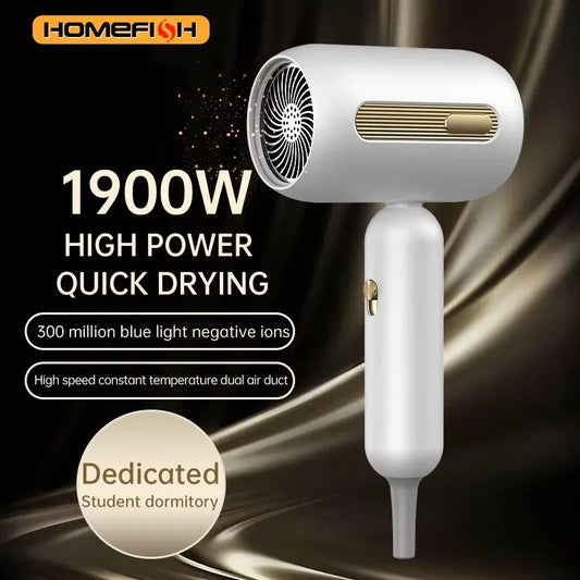 F41 Hair Dryer High-Speed Electric Turbine Airflow Low Noise Constant Temperature And Quick Drying Suitable For Home Salons Peaceful Pleasures Health and Wellness