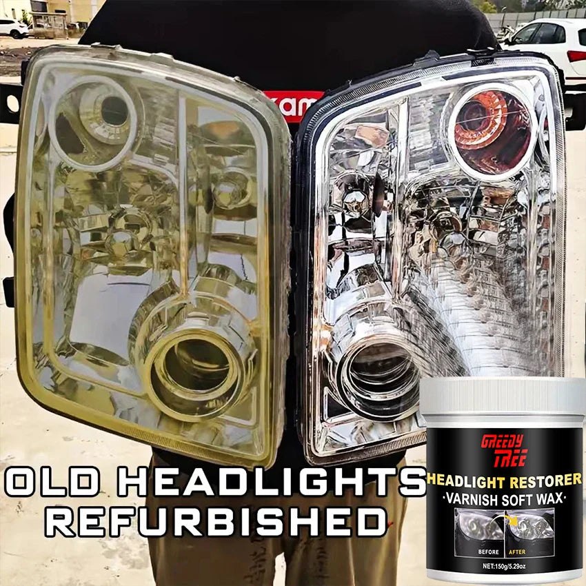 Car Headlight Restoration Liquid – Crystal Coating & Clarity