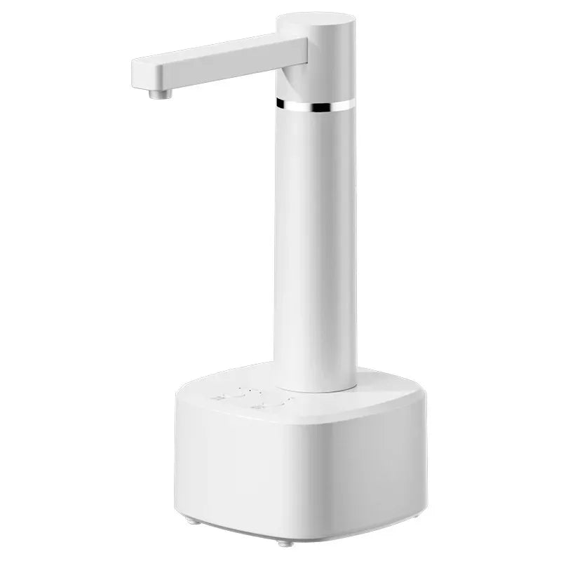 Adjustable Angle Foldable Dispenser: For 3/5 Gallon Bottles Auto USB Electric Pump for Home and Office Use Peaceful Pleasures Health and Wellness White