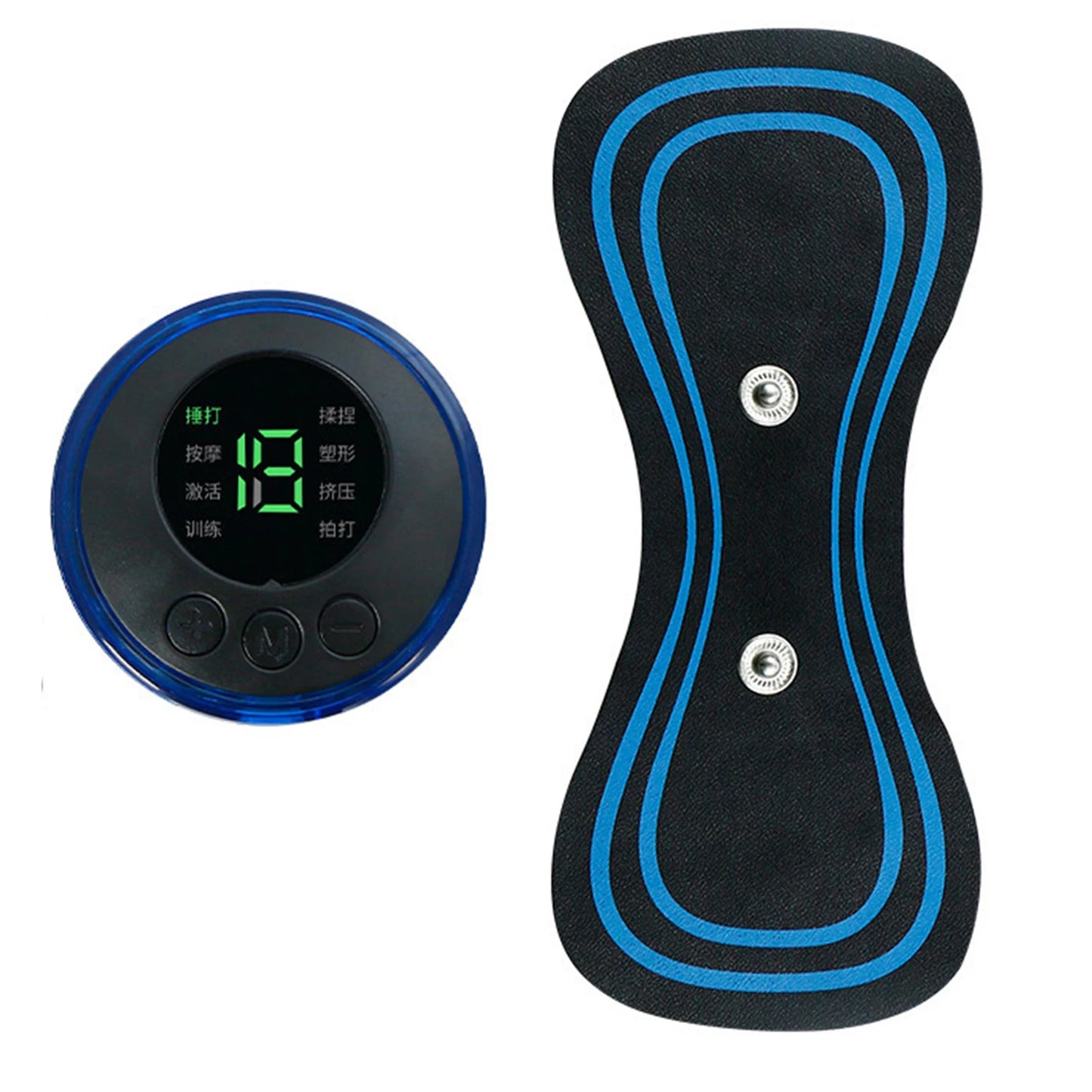 Electric Foot Massager Pad Electrostimulator Massage Mat EMS Muscle Massager Relax Feet Massage Fitness Masajeador USB Charging Peaceful Pleasures Health and Wellness Host 1 patch