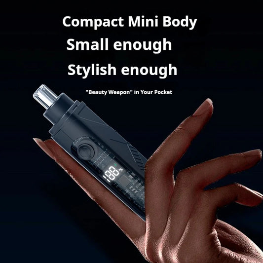 Portable Nose Ear Hair Trimmer Electric Clipper for Men Women Rechargeable Painless Hair Removal Kit Peaceful Pleasures Health and Wellness