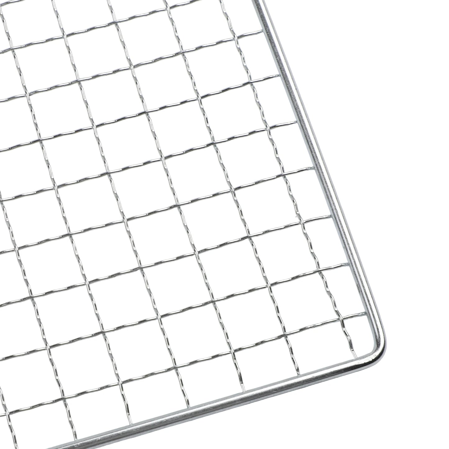 Square Roast Grate Net Grid Galvanized Iron BBQ Fish Meat Vegetable