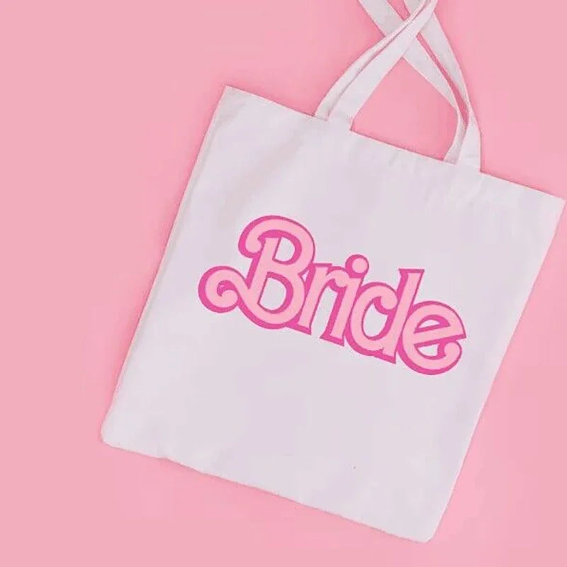 Bride Let's Go Party Tote Bag | Bachelorette Bridesmaid Gift Bachelorette Tote Bag Peaceful Pleasures Health and Wellness bride