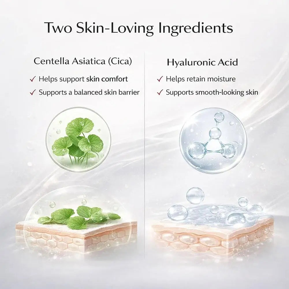Centella Asiatica Face Cream – Hyaluronic Acid Moisturizer