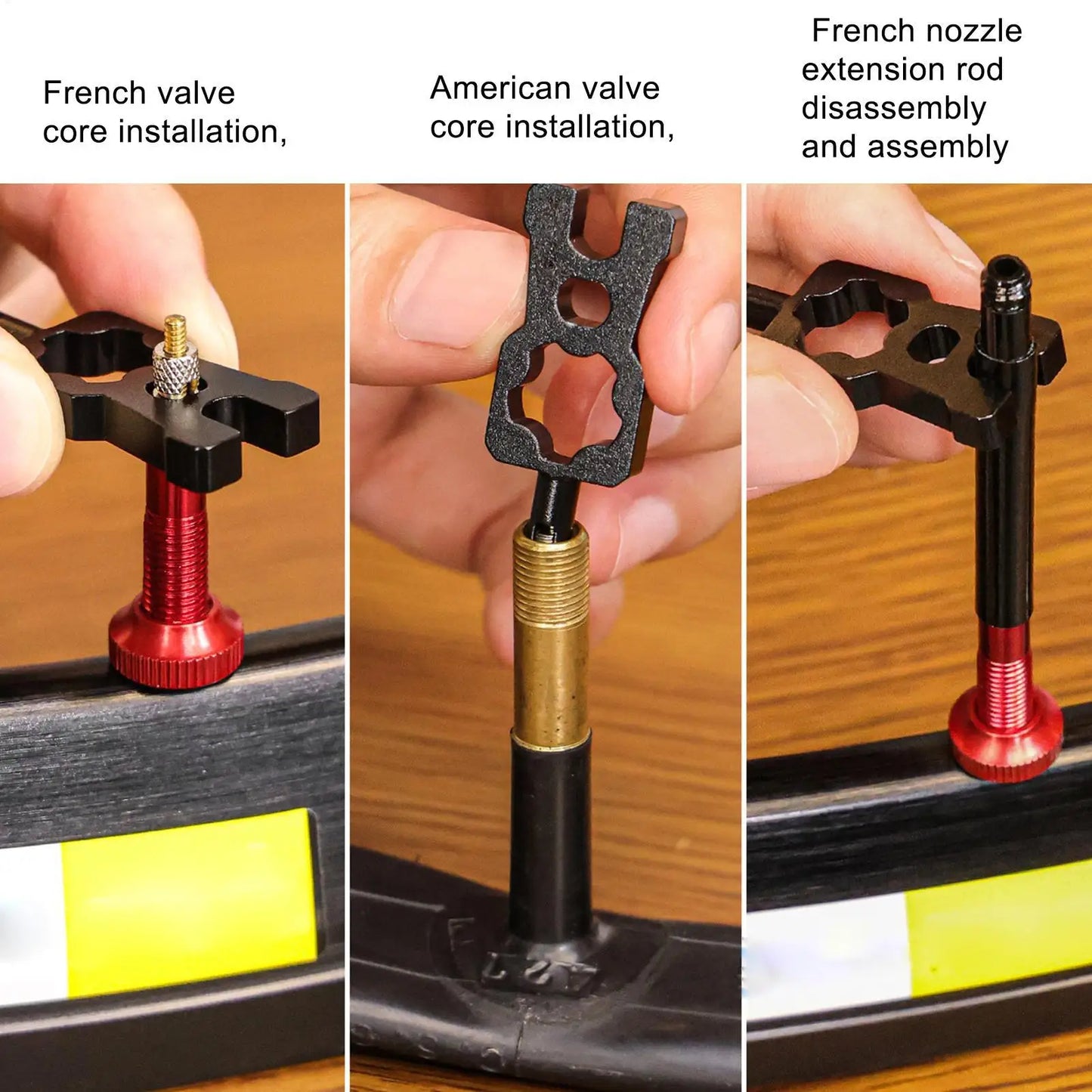 Aluminum Bike Valve Core Removal Tool – Portable Cyclist Kit