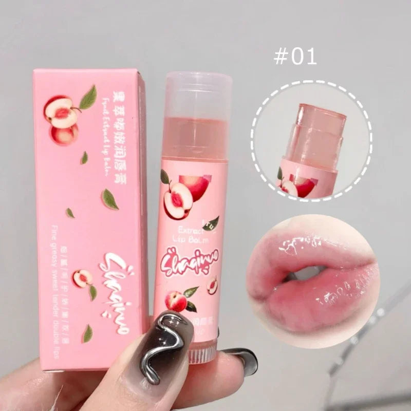 Fruit Extract Lip Balm Set of 3 – Tinted Moisturizing Gloss