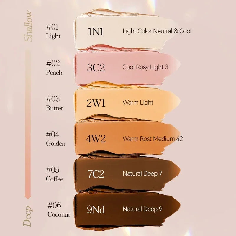 Full Coverage Stick Foundation – Matte Oil-Control Concealer