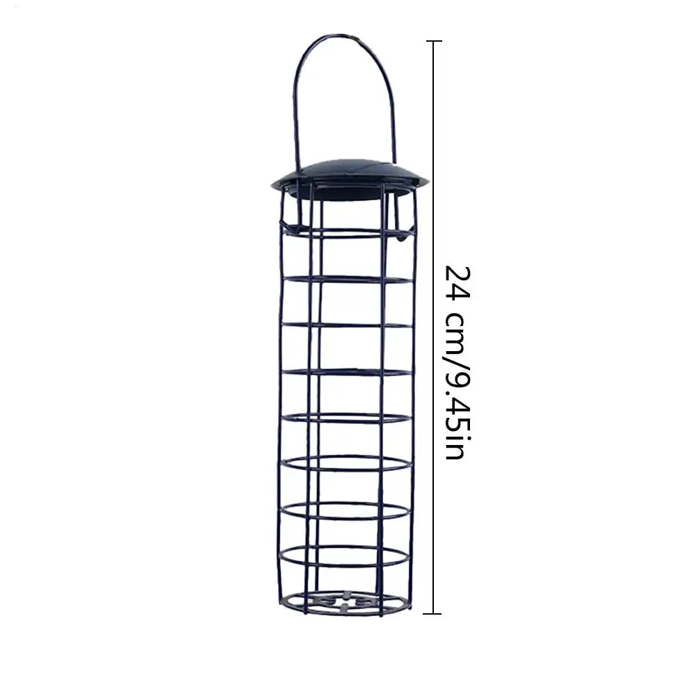 Suet Bird Feeder Birds Grease Ball Holder Outside Bird Feeder Dumplings Grease Ball Rack Outdoor Food Dispenser for Wild Birds Peaceful Pleasures Health and Wellness